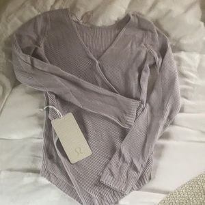 NWT Lululemon Wrap It Back Sweater